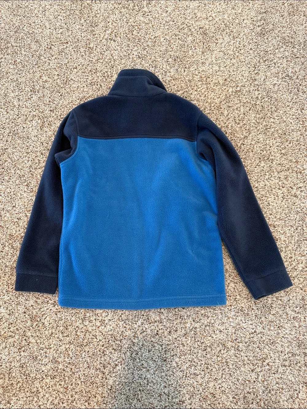 Columbia Kids Blue and Navy Full-Zip Fleece Jacket